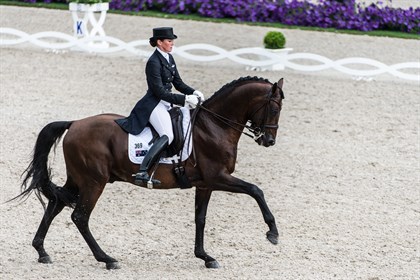 Lyndal and Sandro Boy at Aachen © Richard Dunwoody