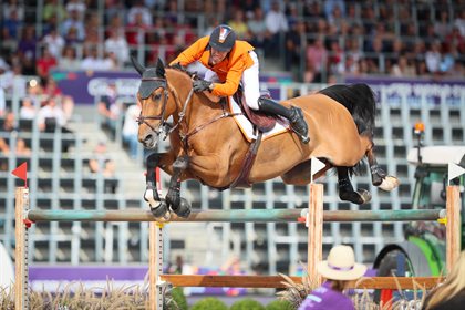 Maikel van der Vleuten from the Netherlands came third on Beauville Z N.O.P. © Michelle Terlato Photography