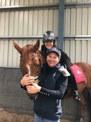 Mandy Parsons and Zhia. Photo supplied.