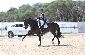 Maree Tomkinson and Donna Elena, winners of the Grand Prix CDN. © Roger Fitzhardinge