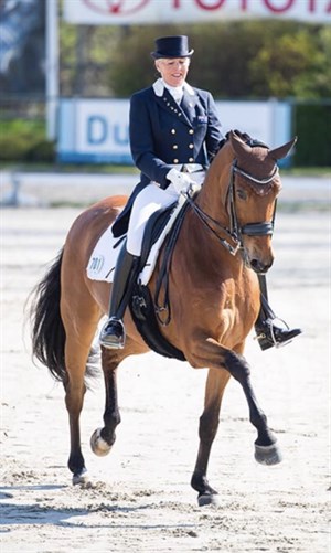 Mary Hanna and Calanta finished in fourth place at Leudelange CDI4* © Mary Hanna Facebook Page
