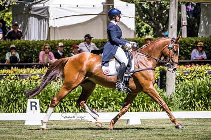 Megan Jones Kirby Park Impress CCI4*-L dressage © Stephen Mowbray