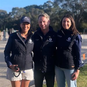 Merricks Pony Club committee members were decked out in RB Sellars vests and shirts. Image: Merricks Pony Club.