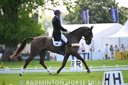 Bill Levett and Huberthus AC. Image: Badminton Horse Trials - Kit Houghton & Sally Newcomb