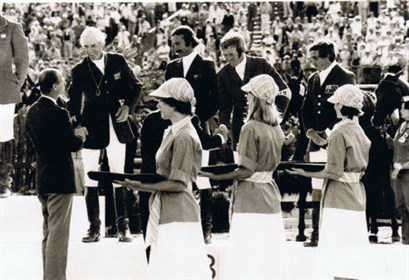 Montreal 1976. Medal Ceremony. © Equestrian Australia