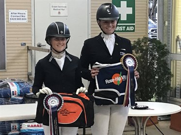 Nicole Berry Barastoc Preliminary Champion and Brianna Cartwright Reserve. © Dana Krause