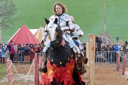 Phillip Leitch is Australia’s only full-time professional knight and jouster © ABC Gippsland: Amelia Bernasconi