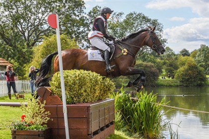 Piggy French and Vanir Kamira finished in second place at The Land Rover Burghley Horse Trials © Nixon Photo