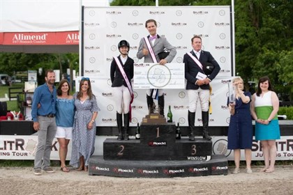 Podium finish for Scott Keach at the Lexington International CSI2* Grand Prix © Josh Winslow Photography