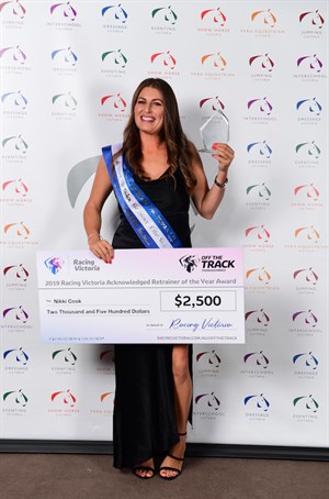 Racing Victoria retrainer award winner Nikki Cook.