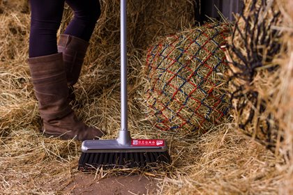 Red Gorilla stable broom and haynet