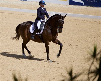 Remmington and Sue Hearn in the CDI4* Freestyle - © Roger Fitzhardinge