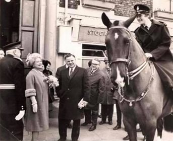 Rita Meredith was the first female mounted police officer in the UK © Meredith family