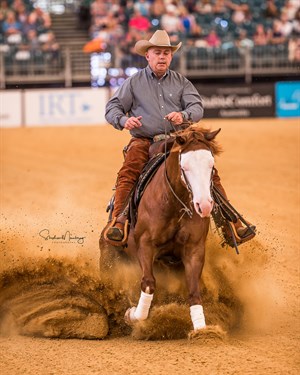 Rodney Peachy and Gunner Reload at Equitana 2018 © Stephen Mowbray