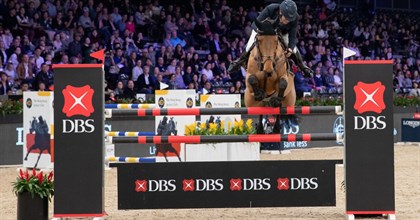 Roger Yves Bost at the Longines Masters in Castleforbes Talitha © Longines Masters