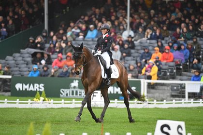 Rosalind Canter and Lordships Graffalo. Image: Badminton Horse Trials/Kit Houghton.