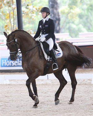 Rozzie Ryan and Jarrah R at Willimga Park Dressage by the Sea CDI4* © Roger Fitzhardinge