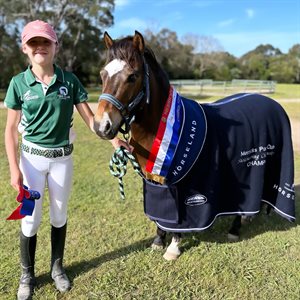 Ruby Lockyer & Fuzzy (North Eastern Horse & Pony Club)