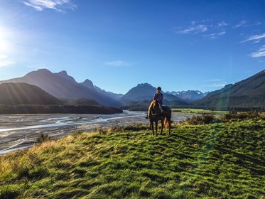 Rusty and I at the top of the world - © Chloe Chadwick