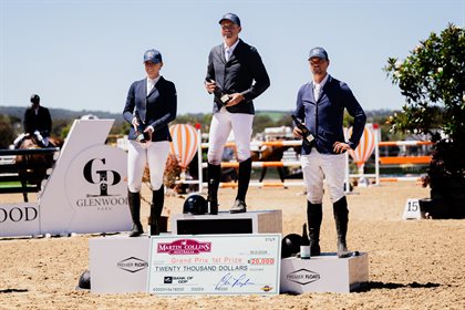 Sam Overton Podium