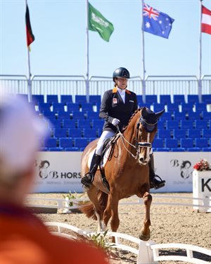Sanne Voets and Demantur won the class. © Roger Fitzhardinge