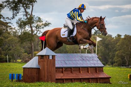 Sonja Johnson and Misty Isle Valentino won the CCI4*-S at Alcoa International Horse Trials 2021. © Chris Lever photograph