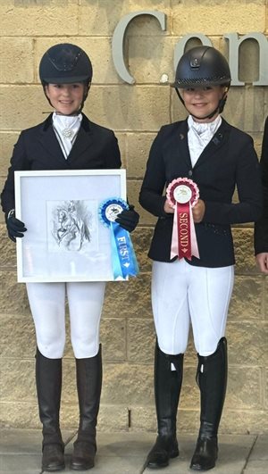 The CDN Pony Individual Test went to Marley Yates, with Abby Weel in second. Image: Roger Fitzhardinge