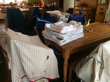 Throw everything that’s not clean in the wash!