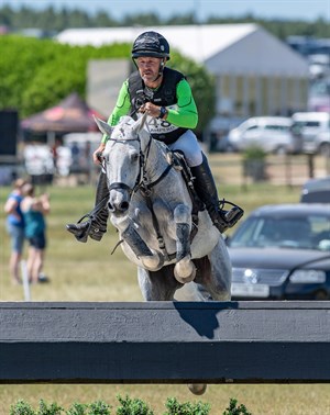 Warren Lamperd and Silvia on the cross country in the CIC3* ERM class - © William Carey