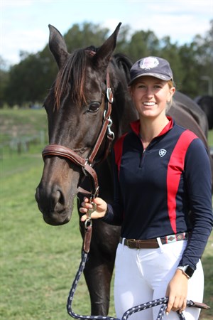 Zoe Hutchinson and Annapurna, winners of the The Riverview Farm CCN1*B. © Fiona Gruen / www.wallarooequestrian.com.au