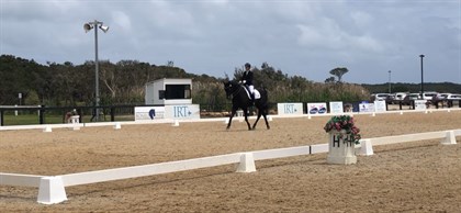 Zoe Vorenas and Little Brave in the CPEDN Grade 4. © Zoe Vorenas