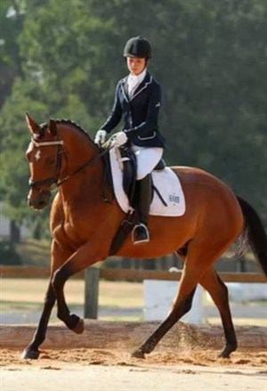 Marnie Clapham started riding at the age of 4 by being led on her mum's stockhorse © Kirsty Pasto/the Australian Equestrian Team