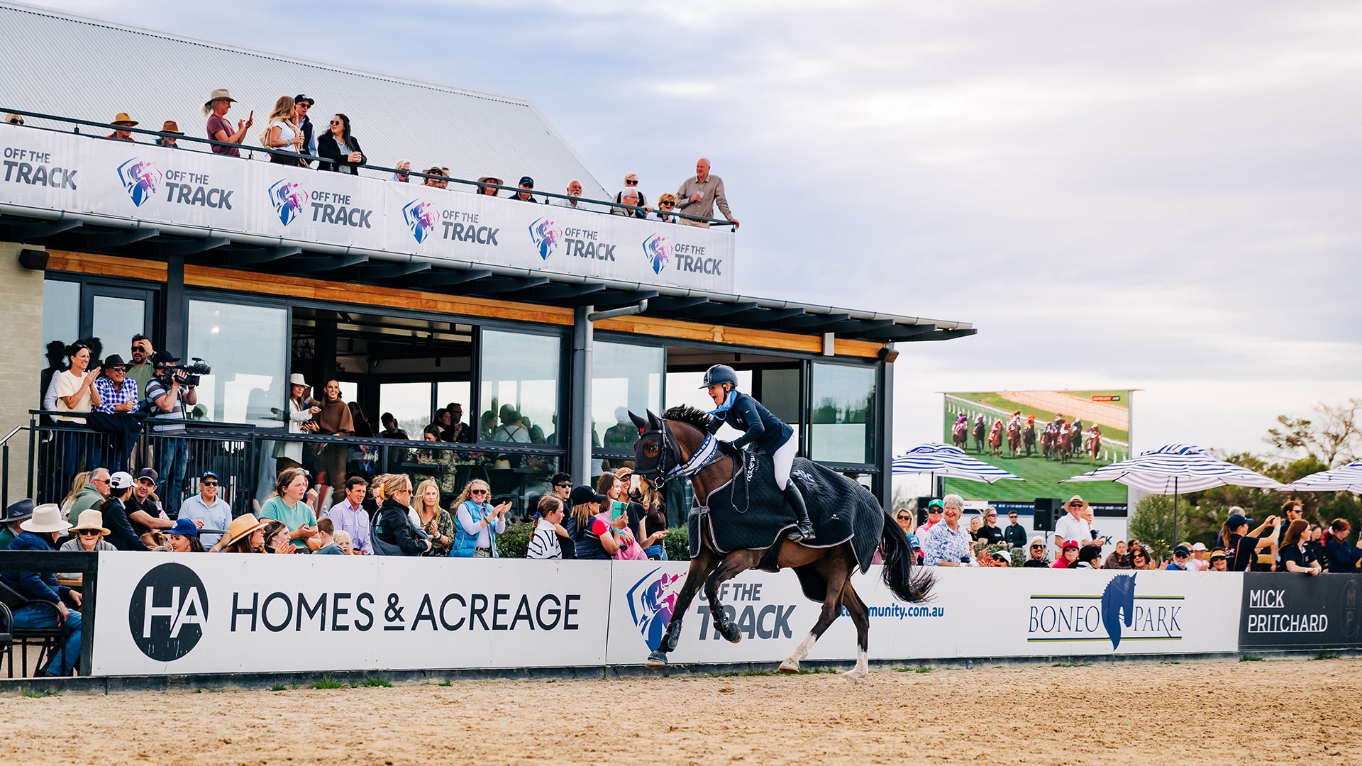 OFF THE TRACK CARNIVAL SHINES A SPOTLIGHT ON THOROUGHBREDS